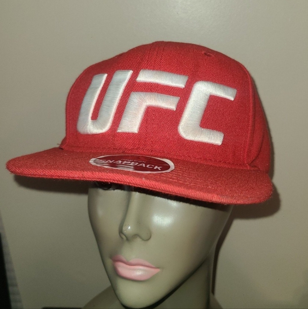 UFC Red Snapback Hat